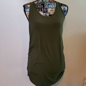Maternity Tank Top BUNDLE Super Soft Olive Green. 2 TANK TOPS!